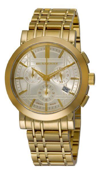 burberry gold watch men|burberry watch band men.